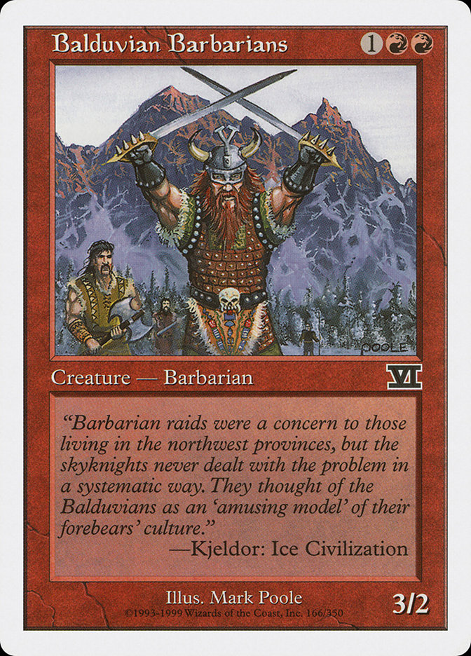 Balduvian Barbarians [Classic Sixth Edition] | Game Grid - Logan