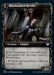 Restless Bloodseeker // Bloodsoaked Reveler (Showcase Fang Frame) [Innistrad: Crimson Vow] | Game Grid - Logan