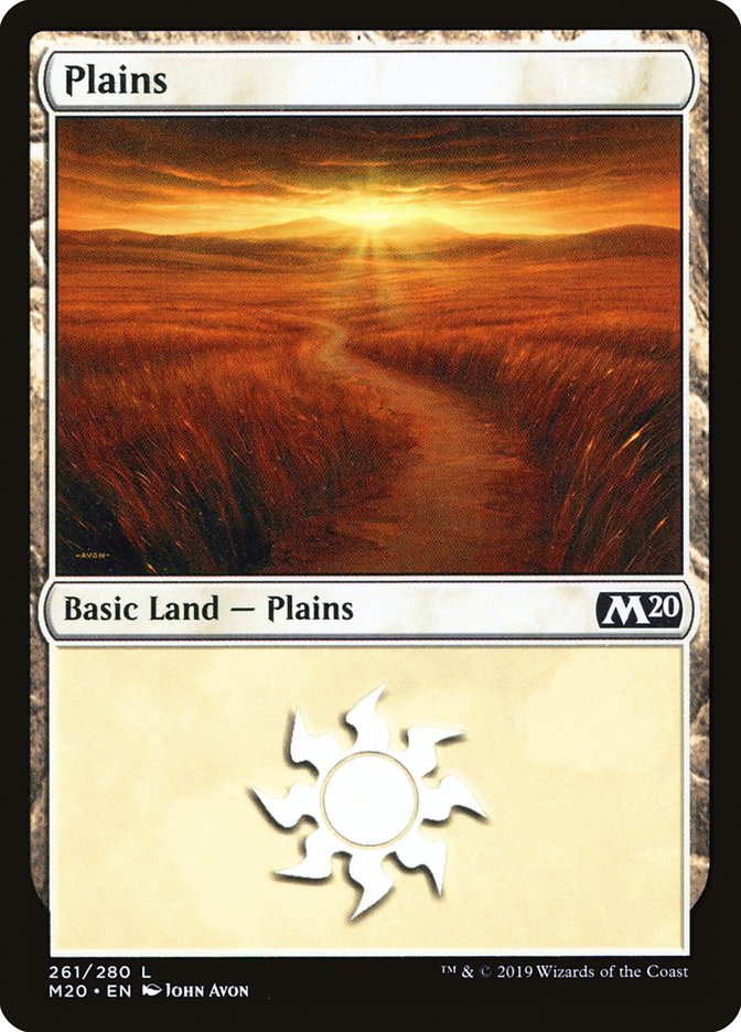 Plains (261) [Core Set 2020] | Game Grid - Logan