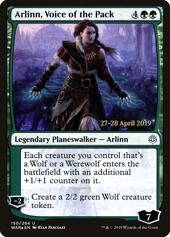 Arlinn, Voice of the Pack [War of the Spark Prerelease Promos] | Game Grid - Logan