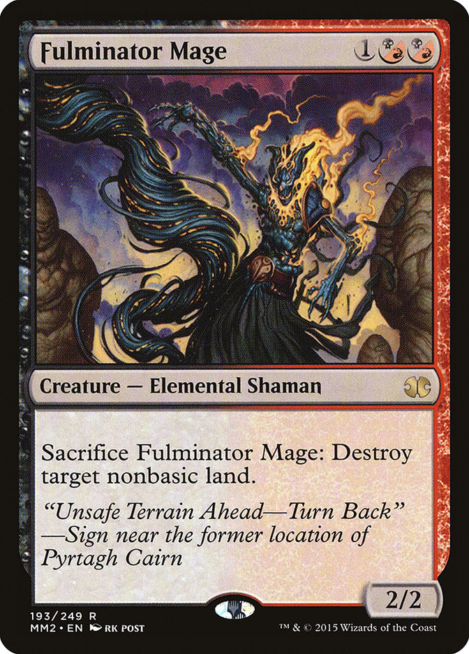 Fulminator Mage [Modern Masters 2015] | Game Grid - Logan