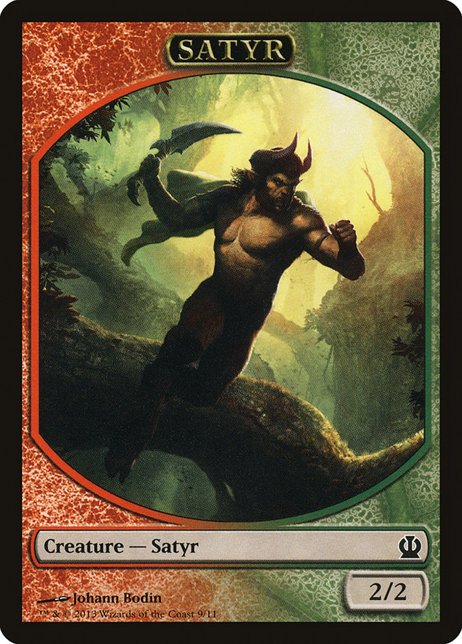 Satyr Token [Theros Tokens] | Game Grid - Logan