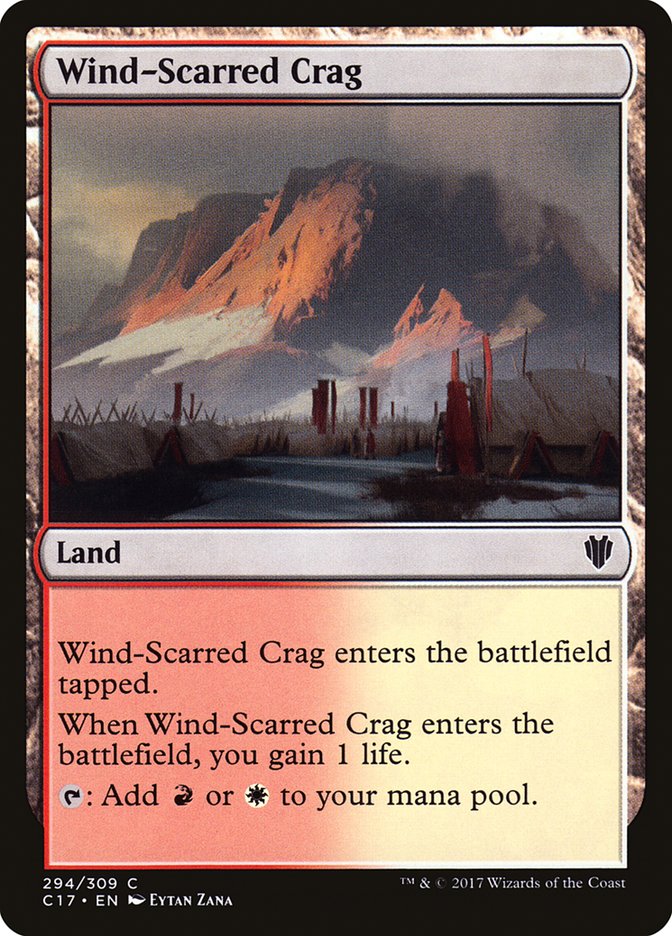 Wind-Scarred Crag [Commander 2017] | Game Grid - Logan