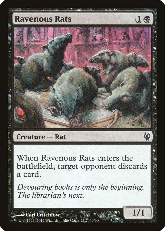 Ravenous Rats [Duel Decks: Izzet vs. Golgari] | Game Grid - Logan