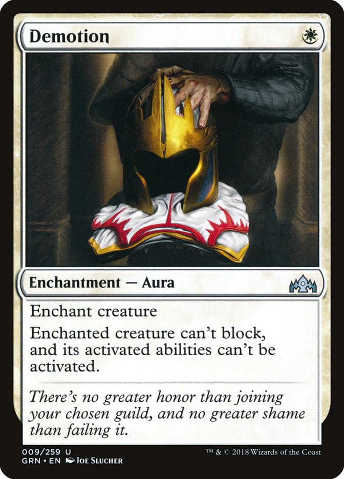Demotion [Guilds of Ravnica] | Game Grid - Logan
