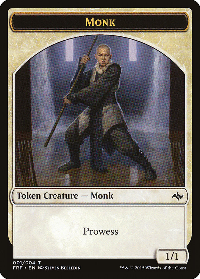 Monk Token [Fate Reforged Tokens] | Game Grid - Logan