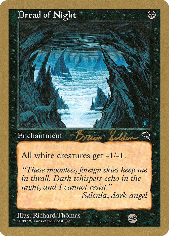 Dread of Night (Brian Selden) (SB) [World Championship Decks 1998] | Game Grid - Logan