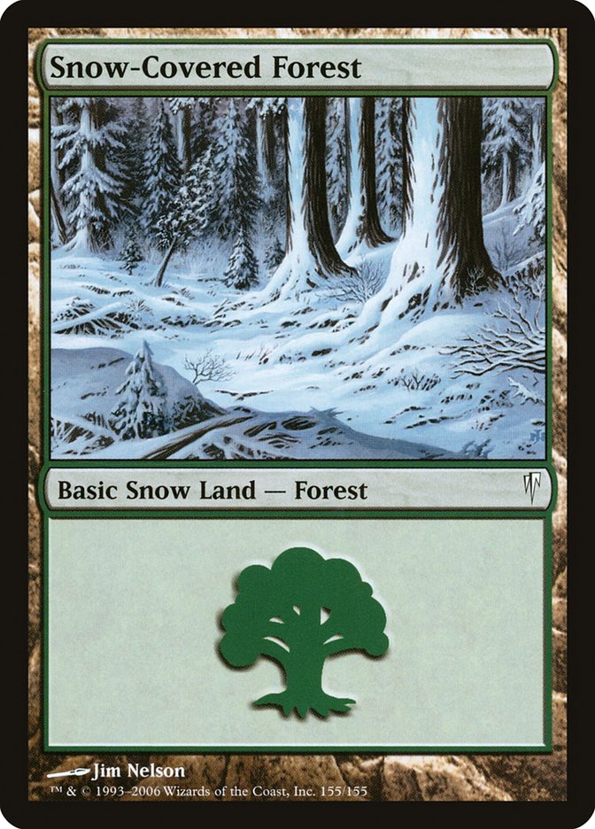 Snow-Covered Forest [Coldsnap] | Game Grid - Logan