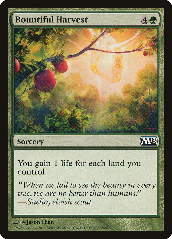 Bountiful Harvest [Magic 2013] | Game Grid - Logan