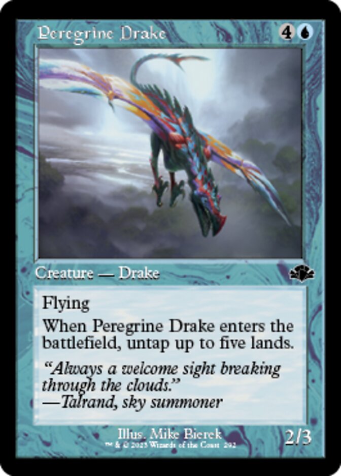 Peregrine Drake (Retro) [Dominaria Remastered] | Game Grid - Logan