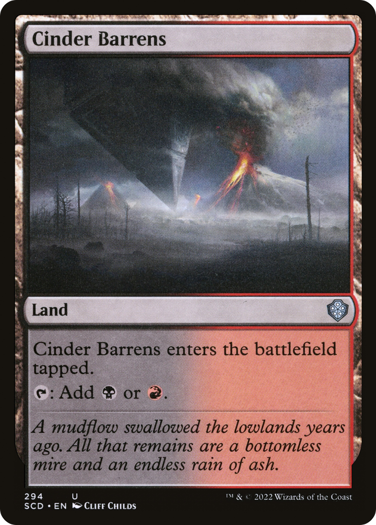 Cinder Barrens [Starter Commander Decks] | Game Grid - Logan