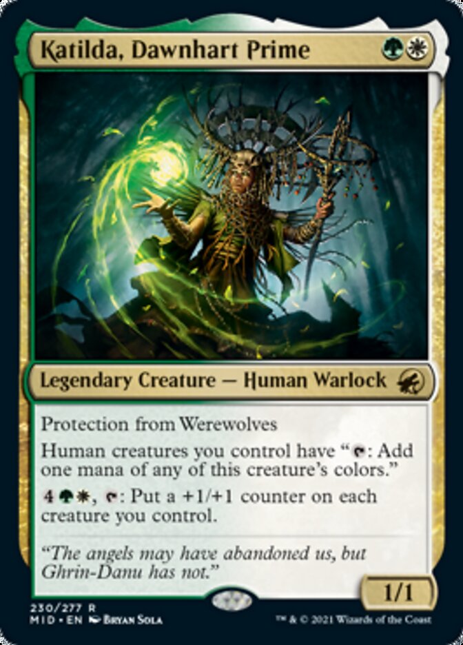 Katilda, Dawnhart Prime [Innistrad: Midnight Hunt] | Game Grid - Logan