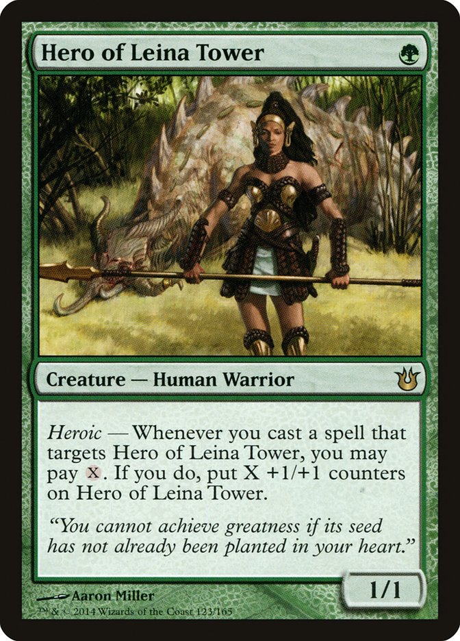 Hero of Leina Tower [Born of the Gods] | Game Grid - Logan