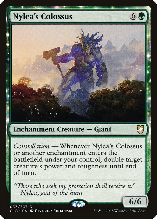 Nylea's Colossus [Commander 2018] | Game Grid - Logan