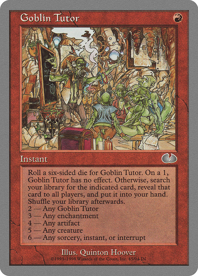 Goblin Tutor [Unglued] | Game Grid - Logan