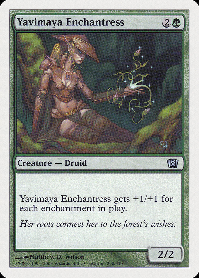 Yavimaya Enchantress [Eighth Edition] | Game Grid - Logan