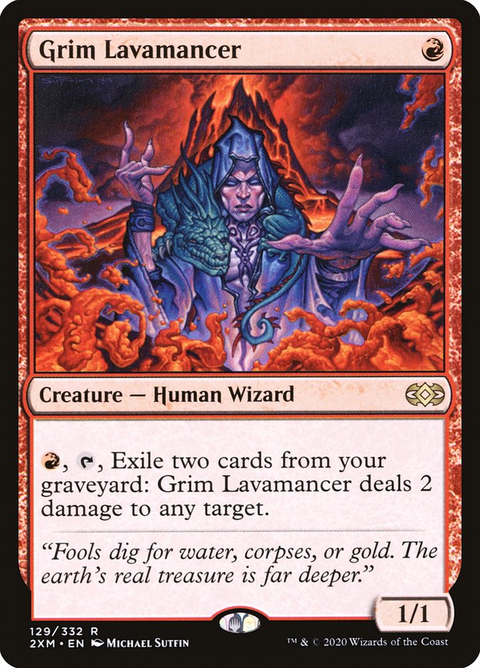 Grim Lavamancer [Double Masters] | Game Grid - Logan