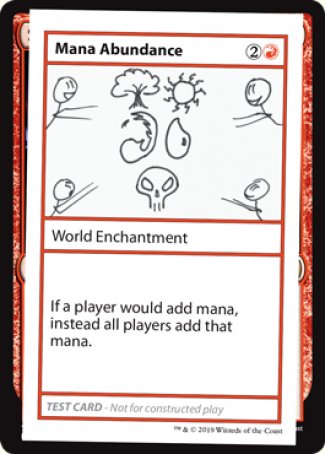 Mana Abundance (2021 Edition) [Mystery Booster Playtest Cards] | Game Grid - Logan