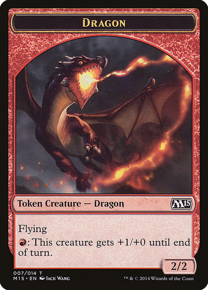 Dragon Token [Magic 2015 Tokens] | Game Grid - Logan