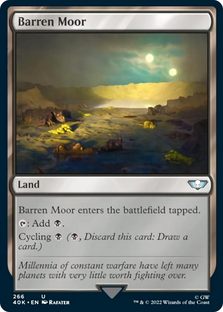 Barren Moor (Surge Foil) [Warhammer 40,000] | Game Grid - Logan