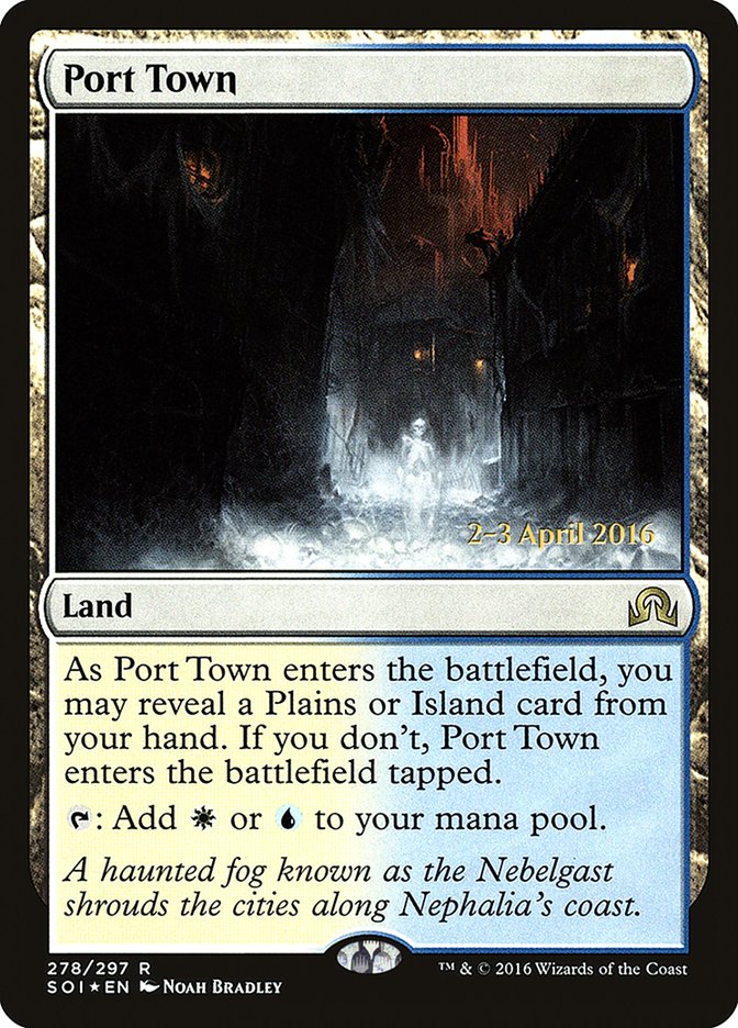 Port Town [Shadows over Innistrad Prerelease Promos] | Game Grid - Logan