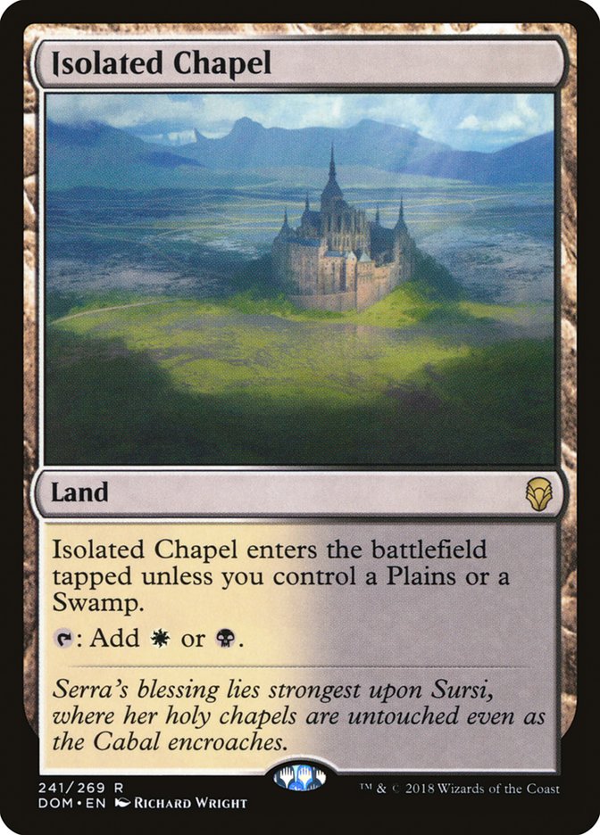 Isolated Chapel [Dominaria] | Game Grid - Logan