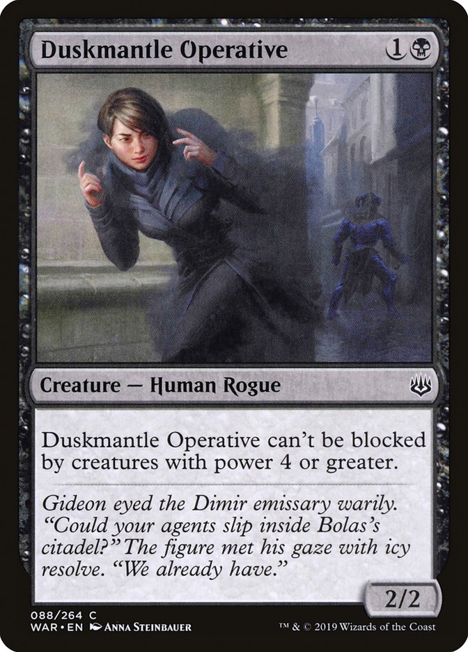 Duskmantle Operative [War of the Spark] | Game Grid - Logan