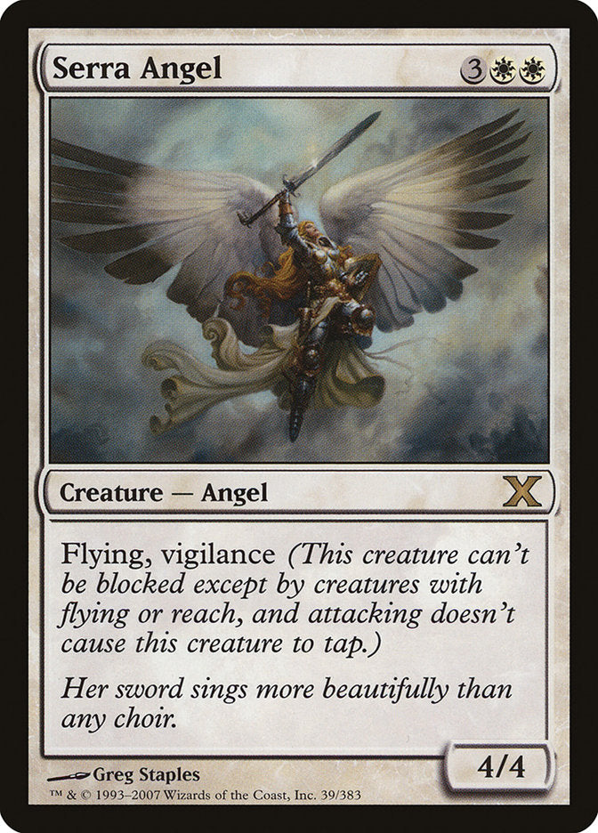 Serra Angel [Tenth Edition] | Game Grid - Logan