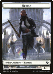 Human // Treasure Double-Sided Token [Commander 2020 Tokens] | Game Grid - Logan