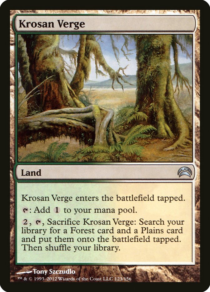 Krosan Verge [Planechase 2012] | Game Grid - Logan