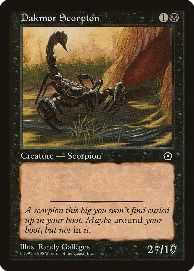Dakmor Scorpion [Portal Second Age] | Game Grid - Logan