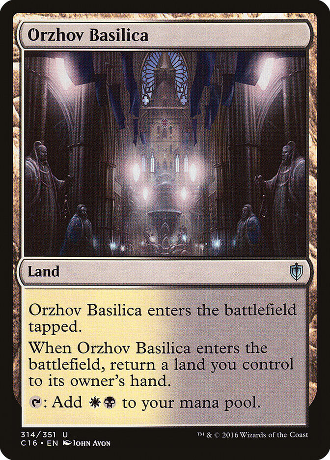 Orzhov Basilica [Commander 2016] | Game Grid - Logan