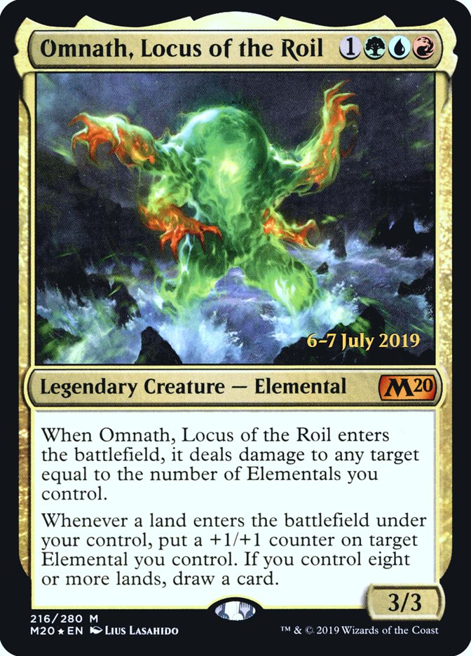 Omnath, Locus of the Roil [Core Set 2020 Prerelease Promos] | Game Grid - Logan