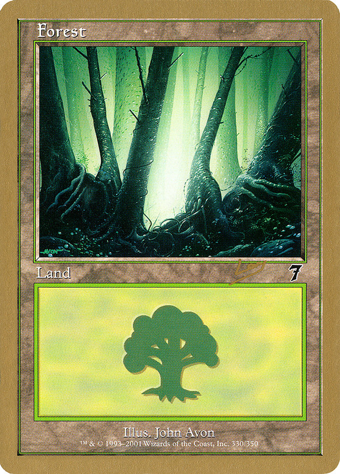 Forest (rl330) (Raphael Levy) [World Championship Decks 2002] | Game Grid - Logan