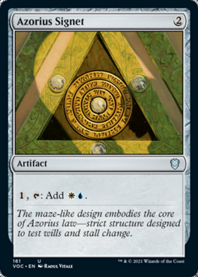 Azorius Signet [Innistrad: Crimson Vow Commander] | Game Grid - Logan