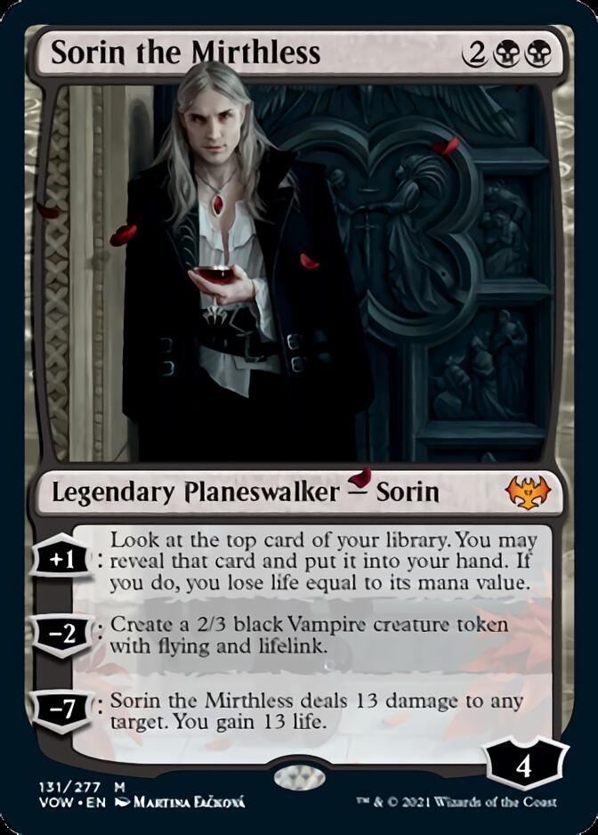 Sorin the Mirthless [Innistrad: Crimson Vow] | Game Grid - Logan