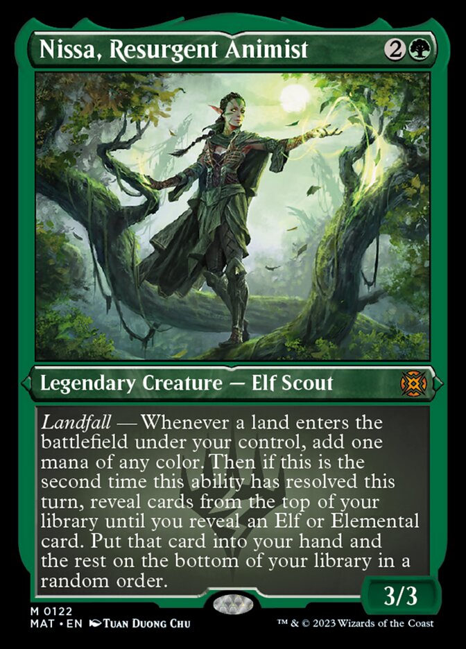 Nissa, Resurgent Animist (Foil Etched) [March of the Machine: The Aftermath] | Game Grid - Logan