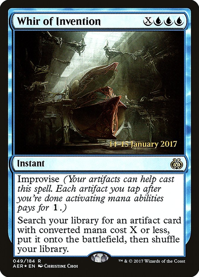 Whir of Invention [Aether Revolt Prerelease Promos] | Game Grid - Logan