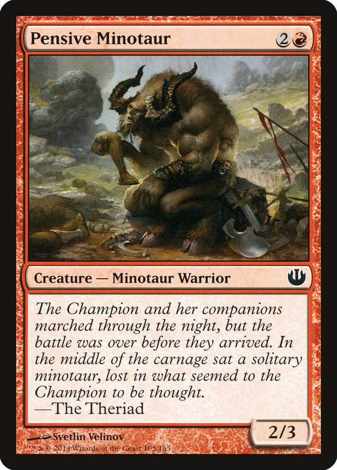 Pensive Minotaur [Journey into Nyx] | Game Grid - Logan