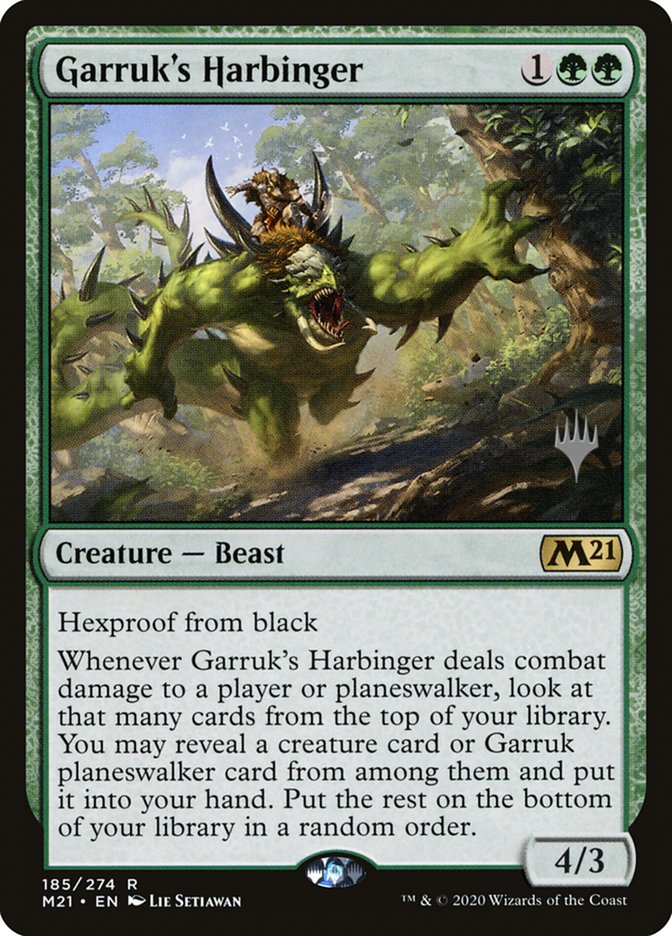 Garruk's Harbinger (Promo Pack) [Core Set 2021 Promos] | Game Grid - Logan