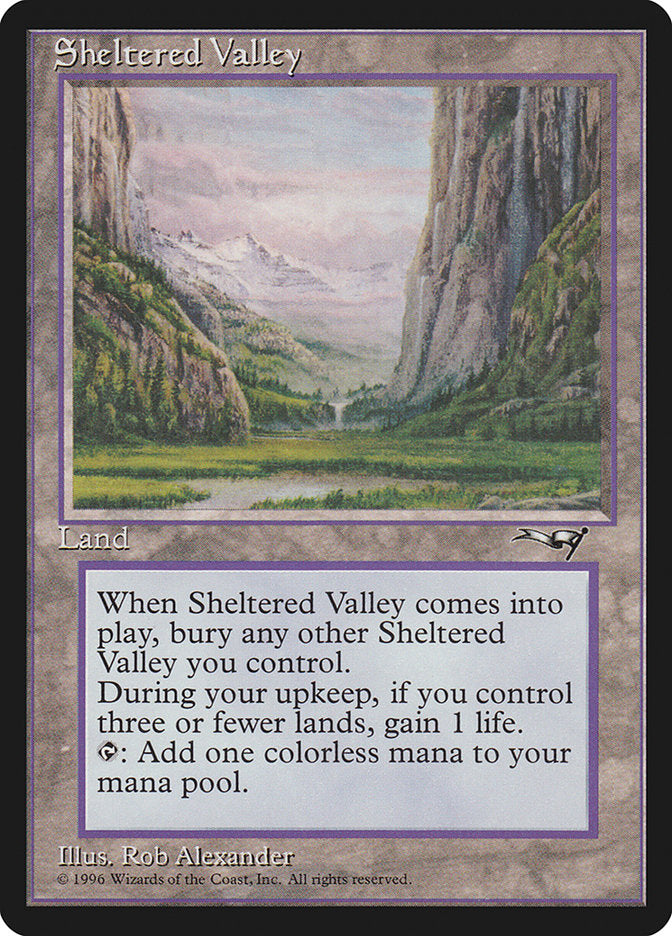 Sheltered Valley [Alliances] | Game Grid - Logan