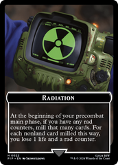Radiation // Zombie Mutant Double-Sided Token [Fallout Tokens] | Game Grid - Logan