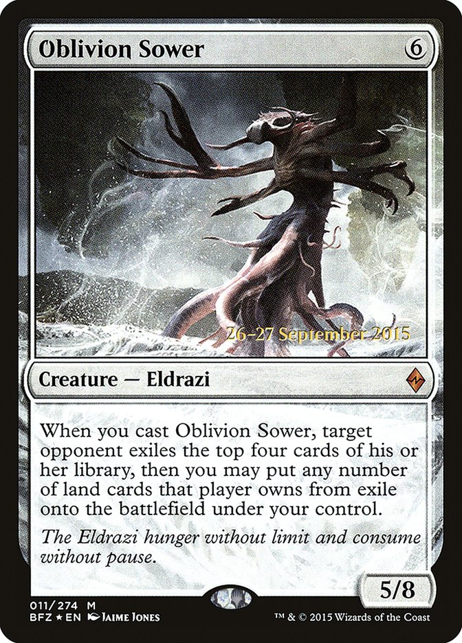 Oblivion Sower [Battle for Zendikar Prerelease Promos] | Game Grid - Logan