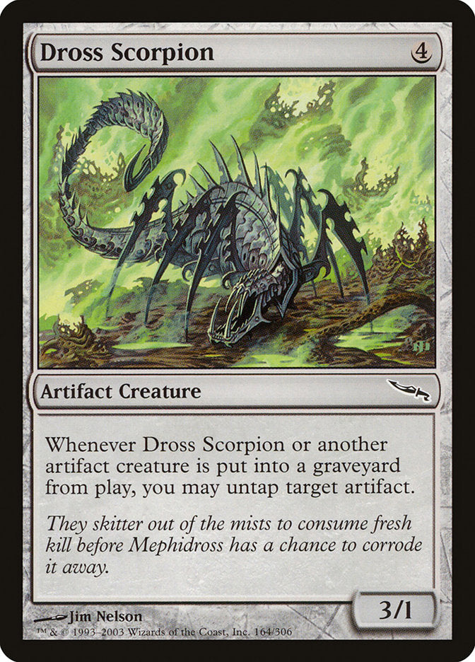 Dross Scorpion [Mirrodin] | Game Grid - Logan