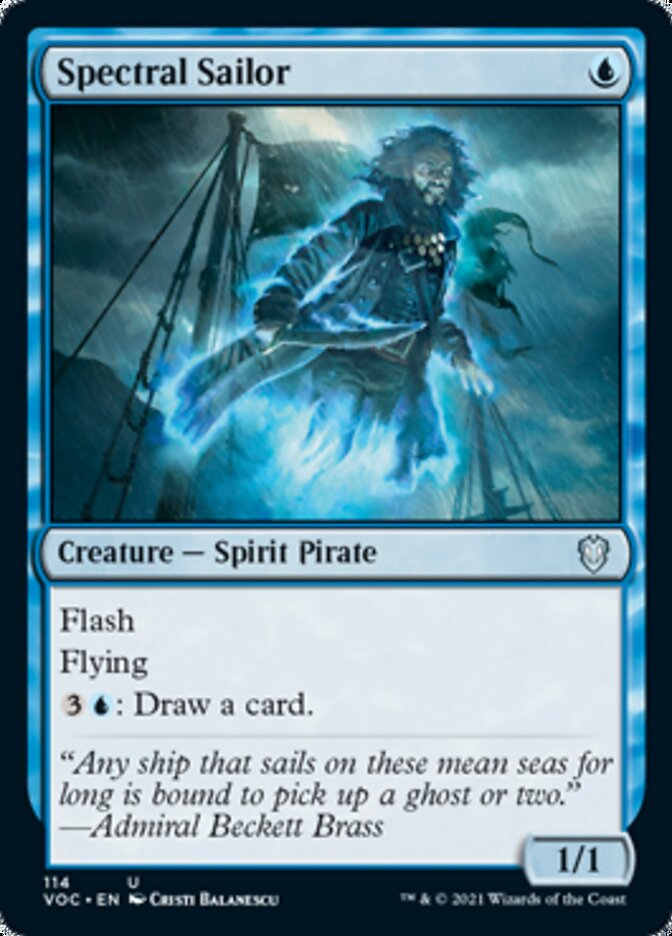 Spectral Sailor [Innistrad: Crimson Vow Commander] | Game Grid - Logan