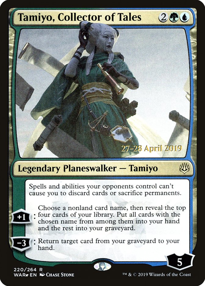 Tamiyo, Collector of Tales [War of the Spark Prerelease Promos] | Game Grid - Logan