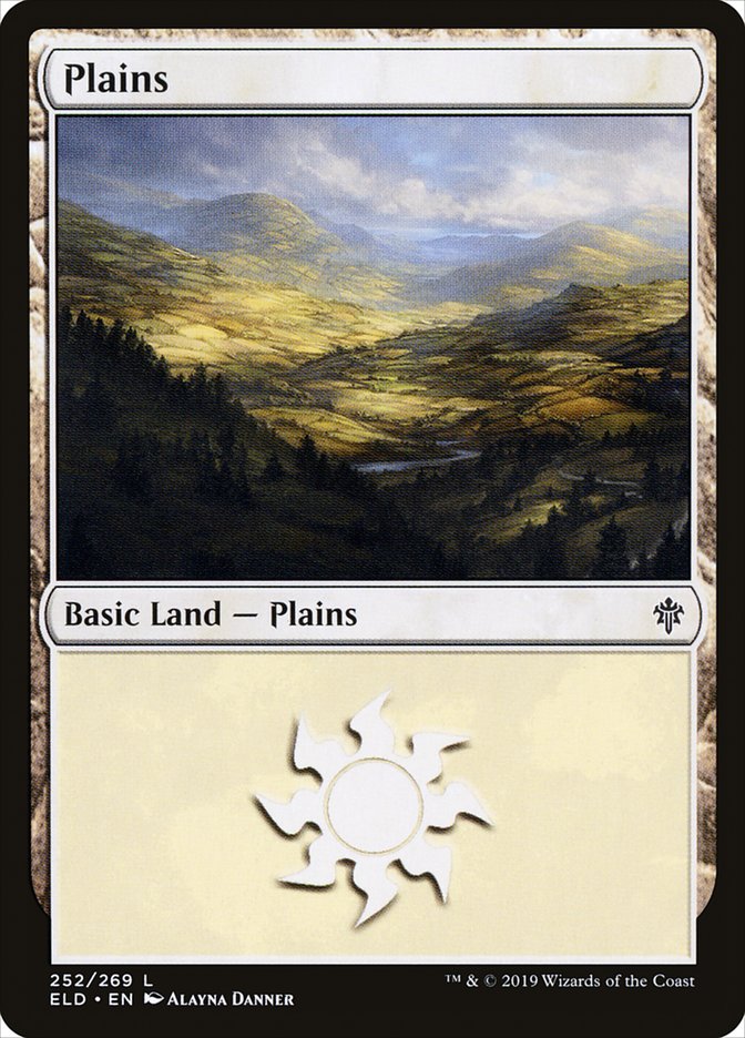 Plains (252) [Throne of Eldraine] | Game Grid - Logan