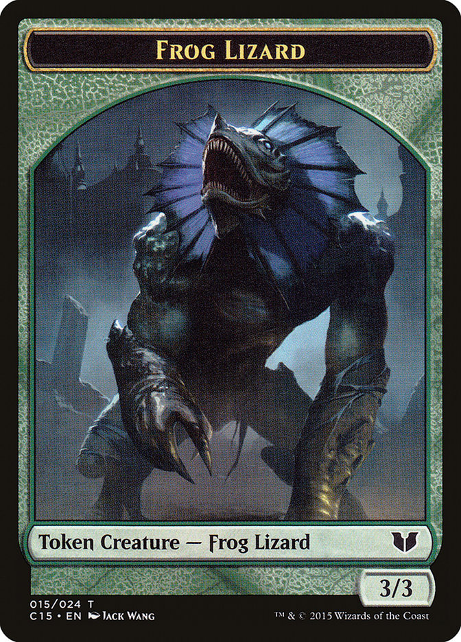 Frog Lizard // Germ Double-Sided Token [Commander 2015 Tokens] | Game Grid - Logan