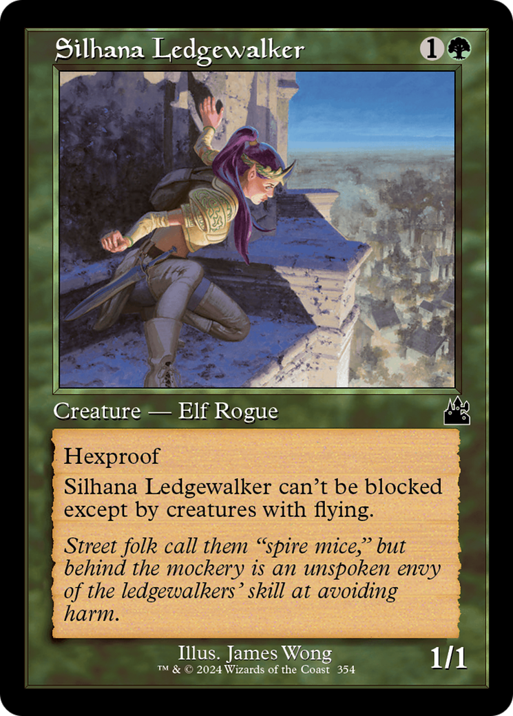 Silhana Ledgewalker (Retro Frame) [Ravnica Remastered] | Game Grid - Logan