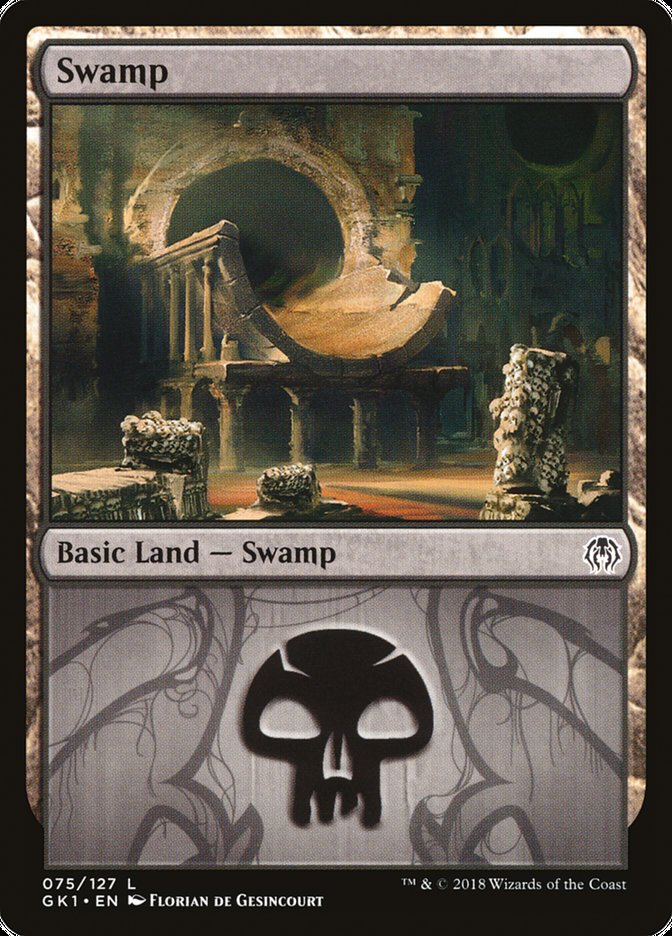 Swamp (75) [Guilds of Ravnica Guild Kit] | Game Grid - Logan